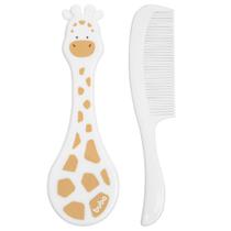 Kit Escova E Pente Infantil Bebê Girafa 14987 Buba Kit Escova E Pente Infantil Bebê Girafa 14987 Buba