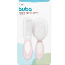 Kit Escova e Pente Infantil Cerda Macia Rosa Buba 12643 Kit Escova e Pente Infantil Cerda Macia Rosa Buba 12643
