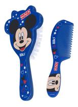 Kit Escova e Pente Mickey Mouse Lillo