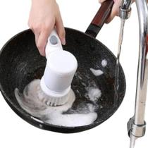 Kit Escova Giratória Recarregável com USB - Branco Kit Escova Giratória Recarregável com USB - Branco