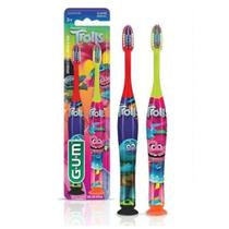 Kit Escova Infantil C/ Ventosa Trolls C/ 2 un - Gum