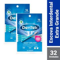 Kit Escova Interdental DenTek Easy Brush Extra 32 unidades Kit Escova Interdental DenTek Easy Brush Extra 32 unidades