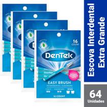 Kit Escova Interdental Dentek Easy Brush Extra 64 unidades