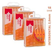 KIT Escova Interdental Laranja 0.45mm 18 unidades Edel White KIT Escova Interdental Laranja 0.45mm 18 unidades Edel White