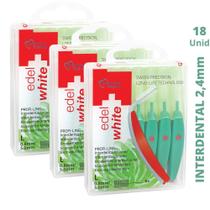 KIT Escova Interdental Verde 5.0mm 18 unidades Edel White