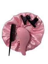 Kit Escova Mágica para Desembaraçar Cabelos com 02 Presilhas e Pente Multiuso Profissional