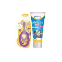 Kit Escova Mordedor + Gel sem Flúor Powerdent Mundo Bita