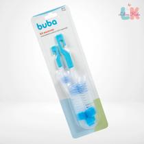 Kit Escova para Mamadeira Bico e Garrafa com Esponja - Buba