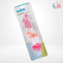Kit Escova para Mamadeira Bico e Garrafa com Esponja - Buba Kit Escova para Mamadeira Bico e Garrafa com Esponja - Buba
