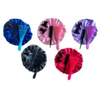 Kit Escova Polvo para Desembaraçar Cabelos com 02 Presilhas e Pente Multiuso Profissional Kit Escova Polvo para Desembaraçar Cabelos com 02 Presilhas e Pente Multiuso Profissional