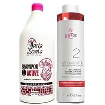 Kit Escova Progressiva Alisamento Alto Impacto Mega Liso