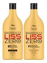 Kit Escova Progressiva Barroco Liss Zero Tratamento 1l