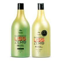 Kit Escova Progressiva Barroco Liss Zero Tratamento Blond 1l