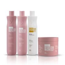 Kit Escova Progressiva Fashion Gold 500g e Protect Poo 500g Kit Escova Progressiva Fashion Gold 500g e Protect Poo 500g
