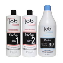 Kit Escova Progressiva Job Hair + Selagem Protop 3,5 Litros