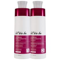 Kit Escova Progressiva Let Me Be Supreme Liss - 2x1000ml - Tratamento Capilar