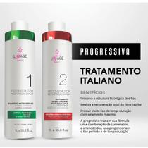 Kit Escova Progressiva Lissage Marca Da Italian Beauty 2lt