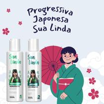 Kit Escova Progressiva Organica Tratamento Capilar 600 Ml Alisamento
