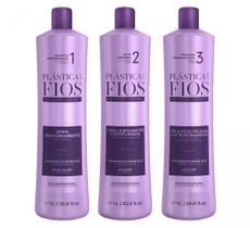 Kit Escova Progressiva Plástica dos Fios Cadiveu Selagem Térmica 1 Litro - A Mais Vendida