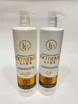 Kit Escova progressiva Profissional Extreme Liss 100% Orgânica. 2X1000ml