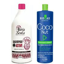 Kit Escova Progressiva Profissional Redutor De Volume e Tratamento Capilar