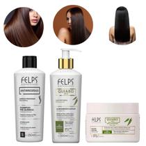 Kit Escova Progressiva Sem Formol Antifrizz Felps Quiabo Xbtx Okra Alisamento Profissional 300g Kit Escova Progressiva Sem Formol Antifrizz Felps Quiabo Xbtx Okra Alisamento Profissional 300g