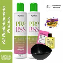Kit Escova Progressiva Sem Formol Pro Liss Selagem Orgânica - Myphios Professional