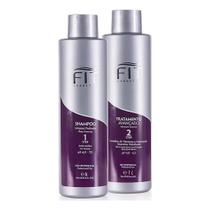 Kit Escova Progressiva Tratamento Avançado Fit Cosméticos 1l