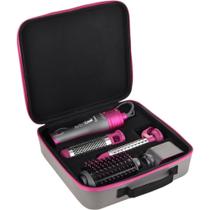 Kit Escova Secador Quanta QTKCS7001 4 Em 1 Bivolt - Cinza/Rosa Kit Escova Secador Quanta QTKCS7001 4 Em 1 Bivolt - Cinza/Rosa