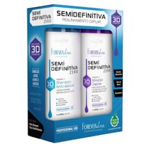 Kit Escova Semi-definitiva Forever Liss 2X1000ML Kit Escova Semi-definitiva Forever Liss 2X1000ML