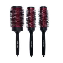 Kit escova térmica metálica vazada g 74mm m 52mm marco boni Kit escova térmica metálica vazada g 74mm m 52mm marco boni