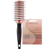 kit Escova Ventilada Bronzer + Tic Tac para Metallic 6 Unid Lanossi