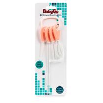 Kit Escovas Baby Go para Limpeza de Bicos e Canudos 4 Tipos de Escovas
