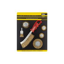 Kit escovas de aço 6 peças Kit escovas de aço 6 peças
