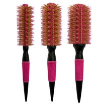 Kit Escovas De Cabelo Profissional Cabeleireiros 3 Unidades