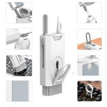 Kit Escovas de Limpeza Multiuso Para Teclado PC Fone de Ouvido e Celular 7 em 1