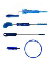 Kit Escovas Mangueira Do Leite E Ordenhadeira Escovas - 5 peças Kit Escovas Mangueira Do Leite E Ordenhadeira Escovas - 5 peças