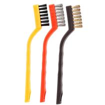 Kit Escovas Multiuso Ferramenta Limpeza Pesada Ferrugem Tinta Soldagem Metal