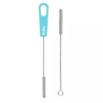 Kit Escovas para Canudo Azul 09736 - Buba