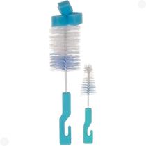 Kit Escovas Para Mamadeira Com Esponja Azul 5414 - Buba