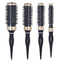 Kit Escovas Vertix Black And Gold C/4 Kit Escovas Vertix Black And Gold C/4
