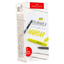 Kit Escrever e Marcar com 7 Peças - Faber-Castell Kit Escrever e Marcar com 7 Peças - Faber-Castell