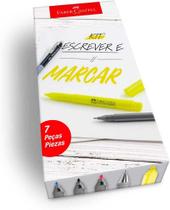 Kit escrita completa 7 pecas faber castell