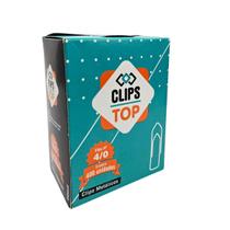 Kit Escritório 2 Caixas De Clips N 4 Cor Cinza organização