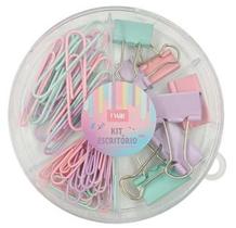 Kit Escritório 40 Peças 10x2,5cm em Metal FWB Kit Escritório 40 Peças 10x2,5cm em Metal FWB