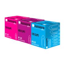 Kit Escritório Com 3 Caixas De Clips Tamanhos 1/0 3/0 8/0 Jussara Kit Escritório Com 3 Caixas De Clips Tamanhos 1/0 3/0 8/0 Jussara