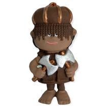 Kit Esculturas 7 Orixas coleção baby moreninho Criança 10 cm resina