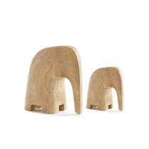 Kit Esculturas Elefante em Poliresina Pequeno e Médio Kit Esculturas Elefante em Poliresina Pequeno e Médio