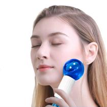 KIT Esfera de Cromoterapia Beauty Crystal Ball Massagem Facial E Olhos Cuidados Com A Pele -CC6011