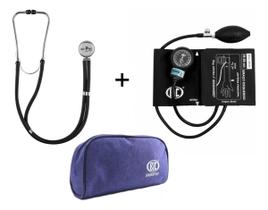 Kit Esfigmo Adulto 18x36cm + Esteto Rappaport De Tubo Duplo Kit Esfigmo Adulto 18x36cm + Esteto Rappaport De Tubo Duplo